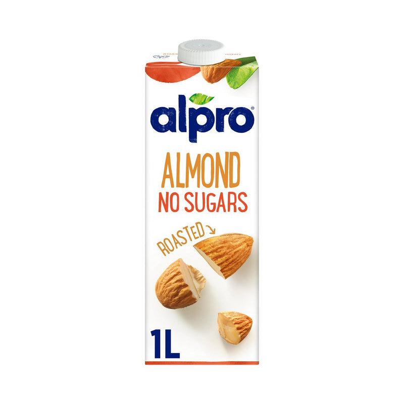 Alpro Roasted Almond Unsweetened Drink Alternative 1 Litre (4683678285913)