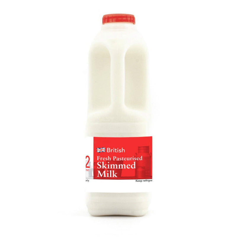 British Skimmed Milk 1.136L / 2 Pints - Moo Local