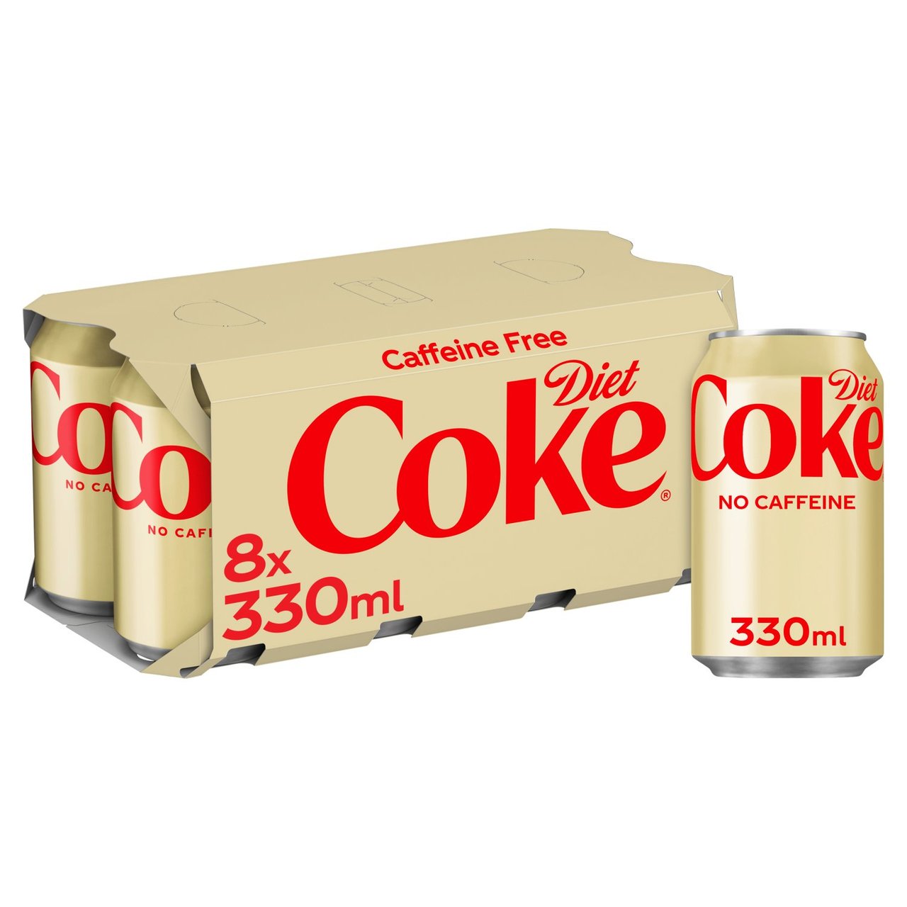 Diet Coke Caffeine Free 8 x 330ml - Moo Local