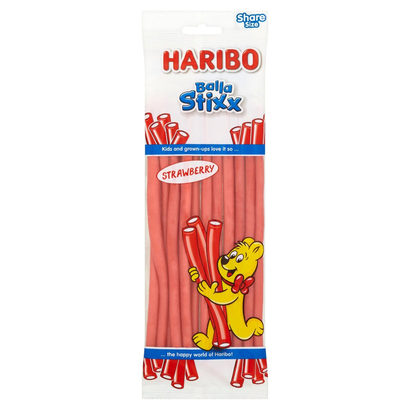 HARIBO Strawberry Balla Stixx Bag 140g - Moo Local