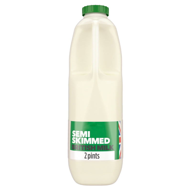 British Semi Skimmed Milk 1.13L / 2 Pints - Moo Local