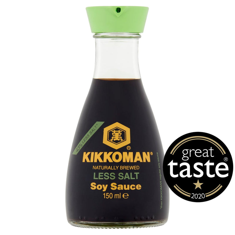 Kikkoman Soy Sauce Less Salt 150ml (6573468090457)