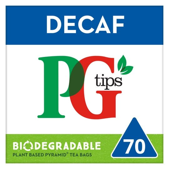 Pg Tips Decaffeinated 70 Tea Bags 203G (4769906294873)