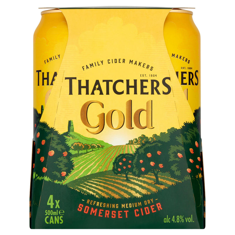 Thatchers Gold Cider 4 x 500ml (6695854145625)