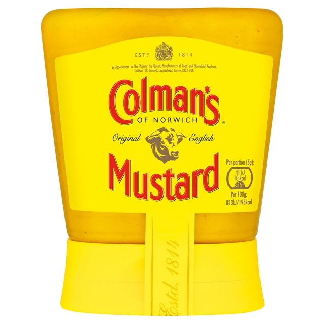 Colman's Original English Squeezy Mustard 150G (6563254075481)