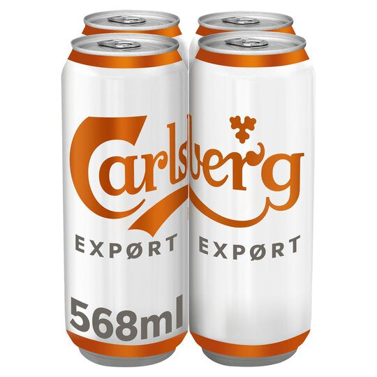 Carlsberg Export Lager Beer 4 x 568ml (6697583738969)