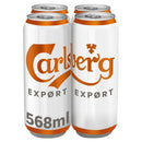 Carlsberg Export Lager Beer 4 x 568ml (6697583738969)